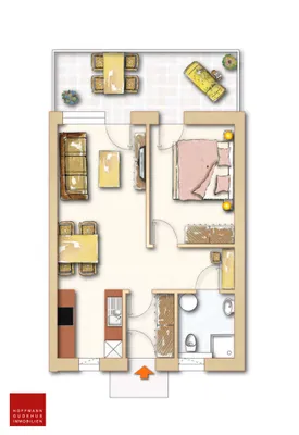 2-Zimmer-Wohnung mieten in Graz-Umgebung – 51,91 m², € 891 – Bild 7 von 7