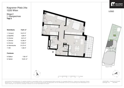 4-Zimmer-Wohnung kaufen in Wien – 73,81 m², € 523.637 – Bild 12 von 12
