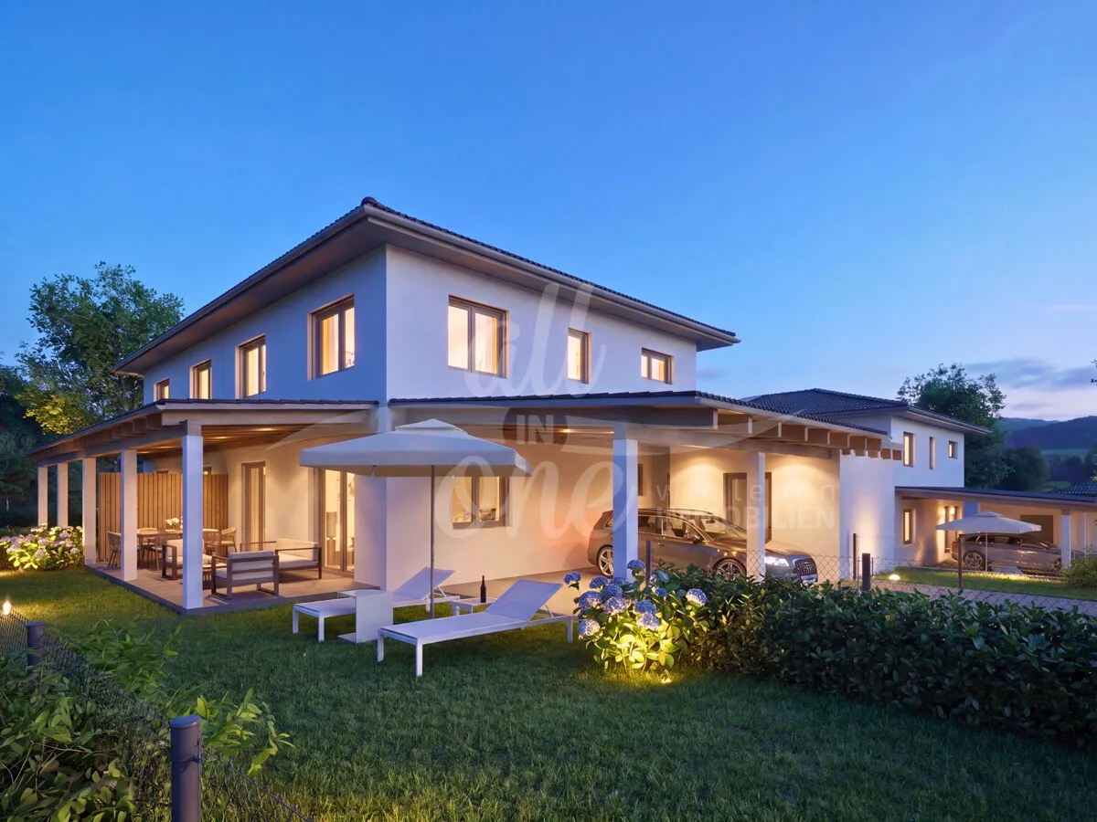 Großzügige Neubau - 4-Zimmer-Gartenwohnung mit 254 m² Garten in Viktring - Ansicht 2