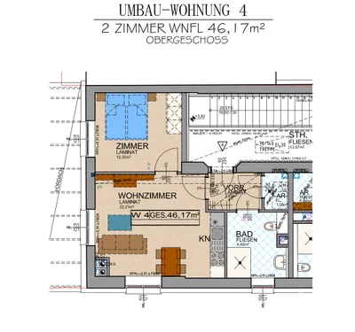 2-Zimmer-Wohnung mieten in Wiener Neustadt Land – 46,17 m², € 608 – Bild 8 von 8