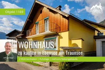 7-Zimmer-Haus kaufen in Gmunden – 186 m², € 390.000 – Bild 1 von 28