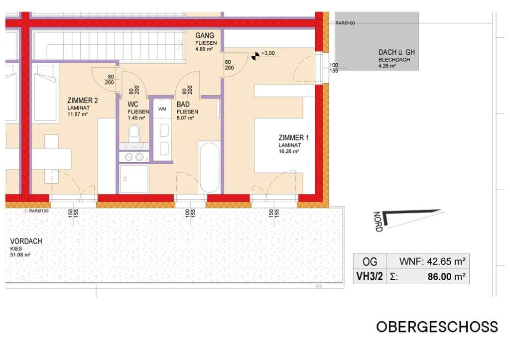 Haus – Traismauer, Gemeinlebarn - Ansicht 3