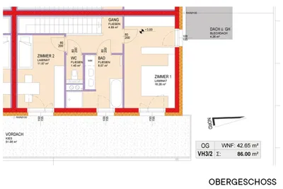 3-Zimmer-Haus mieten in Sankt Pölten Land – 86 m², € 968 – Bild 3 von 10