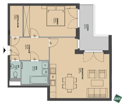 2-Zimmer-Wohnung mieten in Wien – 73,64 m², € 1.349 – Bild 20 von 20