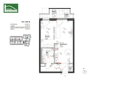 2-Zimmer-Wohnung mieten in Wien – 42,86 m², € 859 – Bild 22 von 22