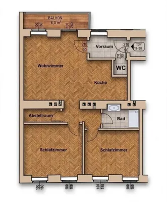 3-Zimmer-Wohnung kaufen in Wien – 66,88 m², € 396.500 – Bild 34 von 34
