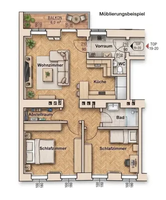3-Zimmer-Wohnung kaufen in Wien – 66,88 m², € 396.500 – Bild 32 von 34