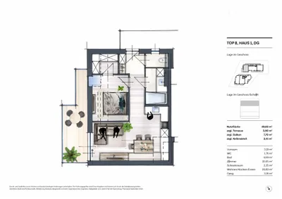 2-Zimmer-Wohnung kaufen in Wien – 48,64 m², € 456.000 – Bild 8 von 9