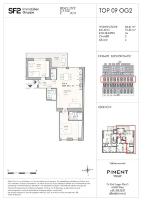 3-Zimmer-Wohnung kaufen in Wien – 70,1 m², € 545.000 – Bild 15 von 15