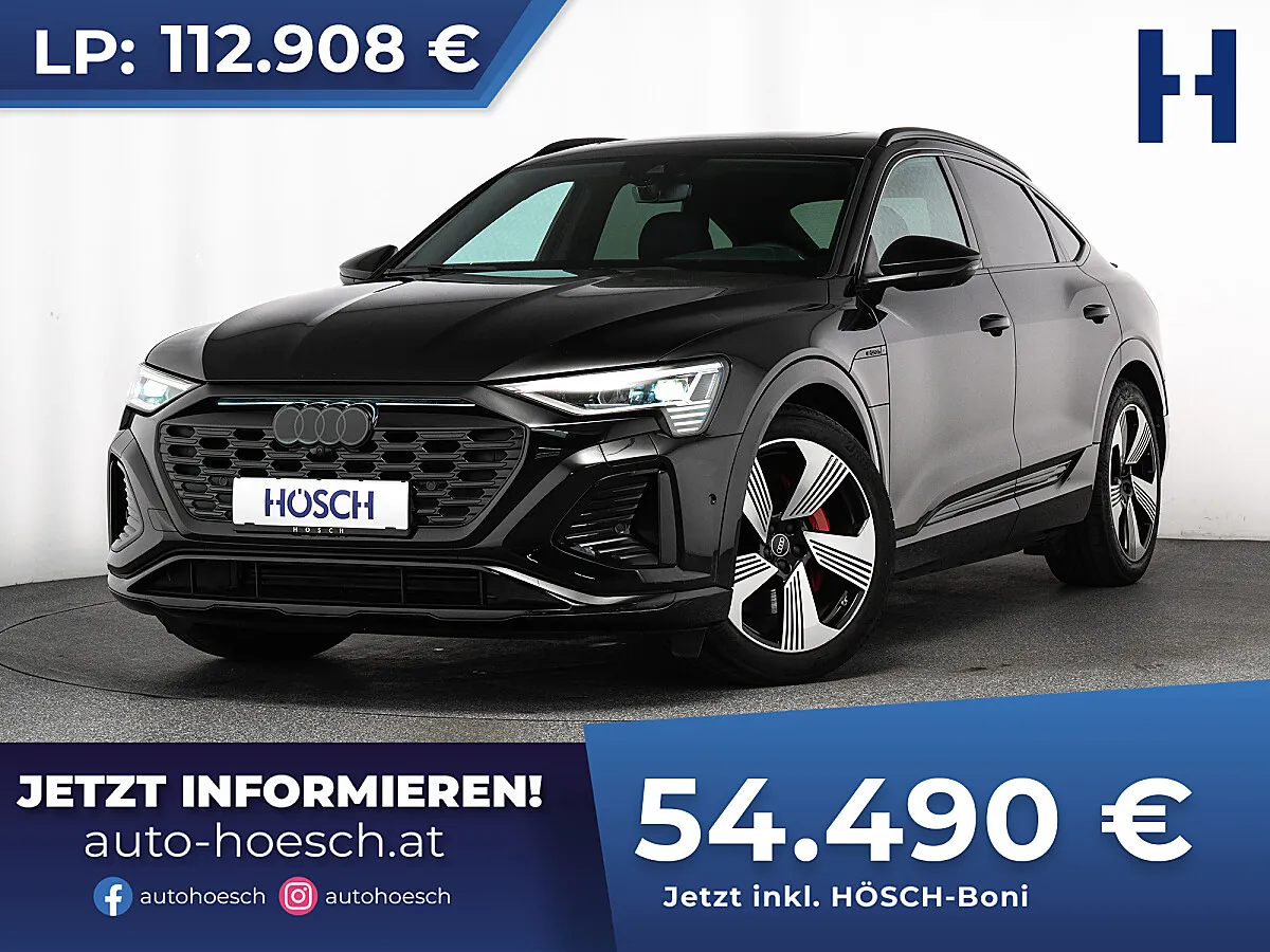 Audi Q8 e-tron 55 SB quattro 2x S-LINE VOLL -52%