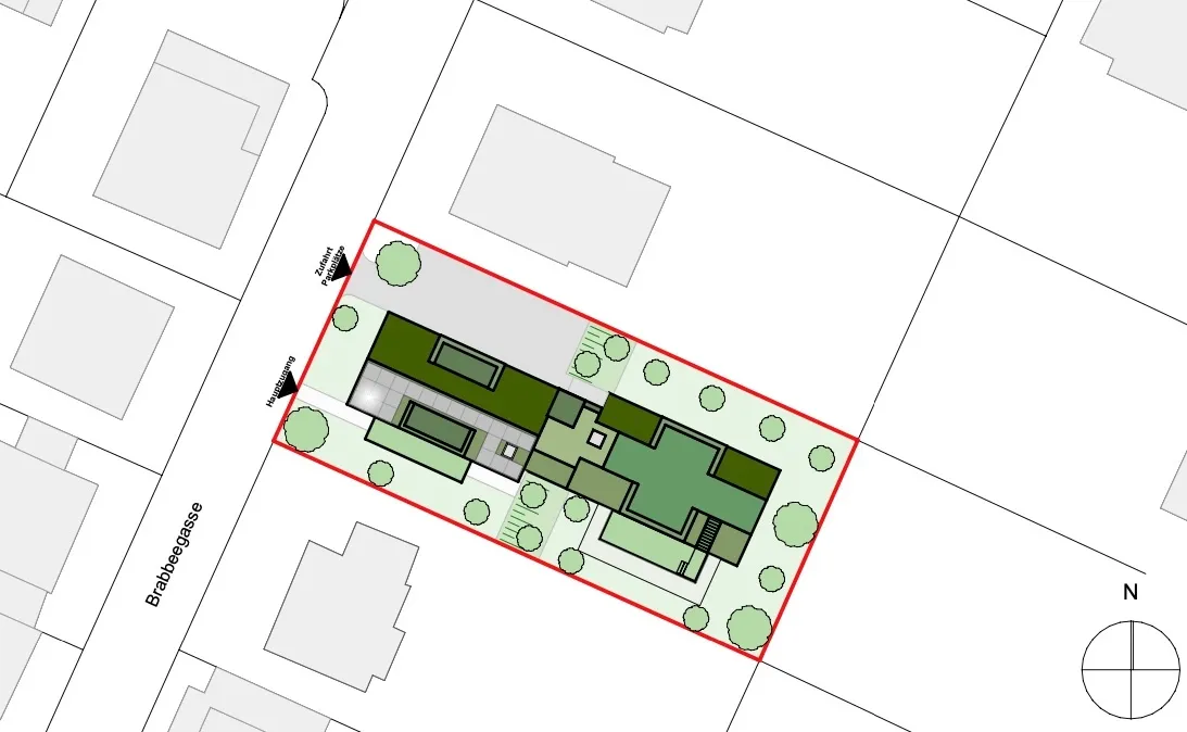 Bauträgergrundstück mit Baubewilligung | 5 Wohneinheiten | 1220 Wien - Ansicht 2