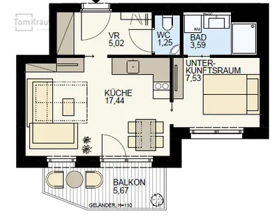 2-Zimmer-Wohnung kaufen in Wien – 34,83 m², € 297.600 – Bild 11 von 14