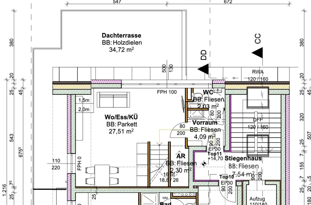 Wohnung – Linz, Römerberg, Froschberg - Ansicht 3