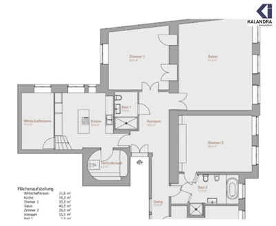 5-Zimmer-Wohnung mieten in Wien – 186 m², € 3.500 – Bild 19 von 19