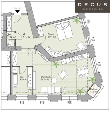 2-Zimmer-Wohnung kaufen in Mödling – 80,54 m², € 580.000 – Bild 27 von 28