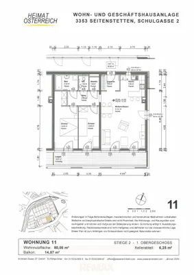 3-Zimmer-Wohnung mieten in Amstetten – 80,06 m², € 1.050 – Bild 6 von 6