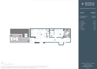 2-Zimmer-Wohnung kaufen in Wien – 76,59 m², € 995.000 – Bild 28 von 30