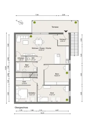 5-Zimmer-Haus kaufen in Linz – 159,34 m², € 679.000 – Bild 13 von 15