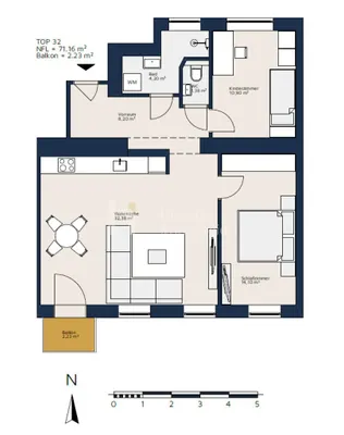3-Zimmer-Wohnung kaufen in Wien – 71,16 m², € 390.000 – Bild 15 von 15