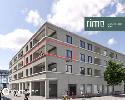 3-Zimmer-Wohnung mieten in Feldkirch – 71,5 m², € 1.590