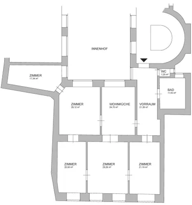 5-Zimmer-Gewerbeimmobilie mieten in Wien – 176 m², € 3.448 – Bild 21 von 21