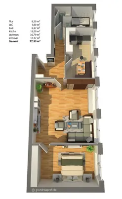2-Zimmer-Wohnung mieten in Kufstein – 77,33 m², € 1.250 – Bild 12 von 12