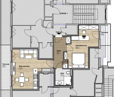 2-Zimmer-Wohnung mieten in Wien – 52,89 m², € 2.200 – Bild 14 von 14