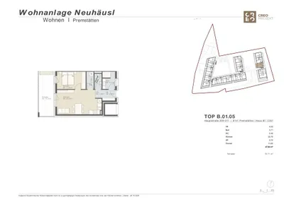 2-Zimmer-Wohnung kaufen in Graz-Umgebung – 47,94 m² – Bild 3 von 3