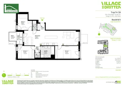 4-Zimmer-Wohnung mieten in Wien – 100,35 m², € 2.549 – Bild 28 von 28