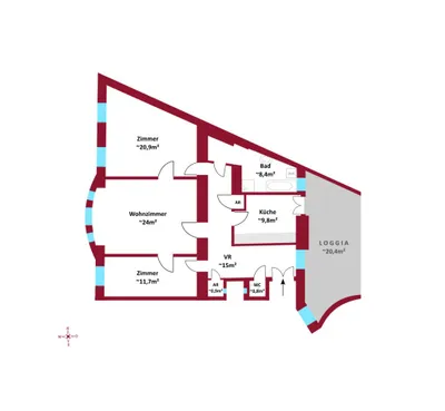 3-Zimmer-Wohnung kaufen in Wien – 91,47 m², € 649.000 – Bild 11 von 11