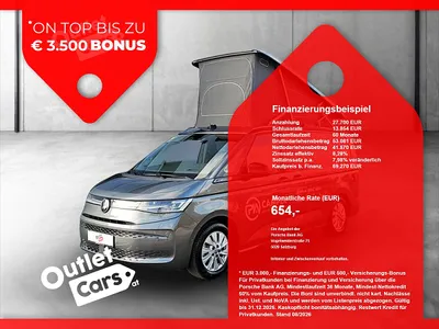 Kastenwagen VW T7 T6 California TSI PHEV O...