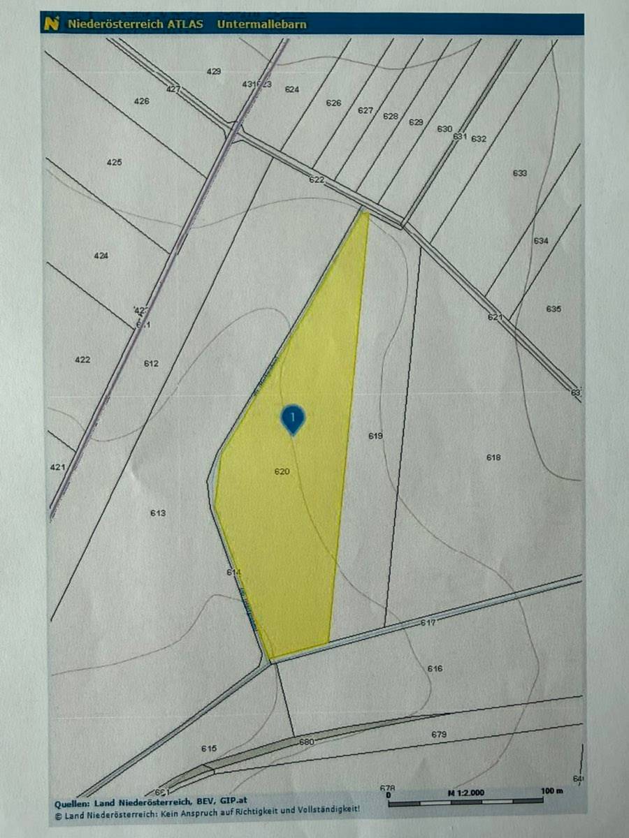 1,437 ha hochwertiger Acker in Sierndorf - 8,50 €/ m² - Privatverkauf – pohled 2