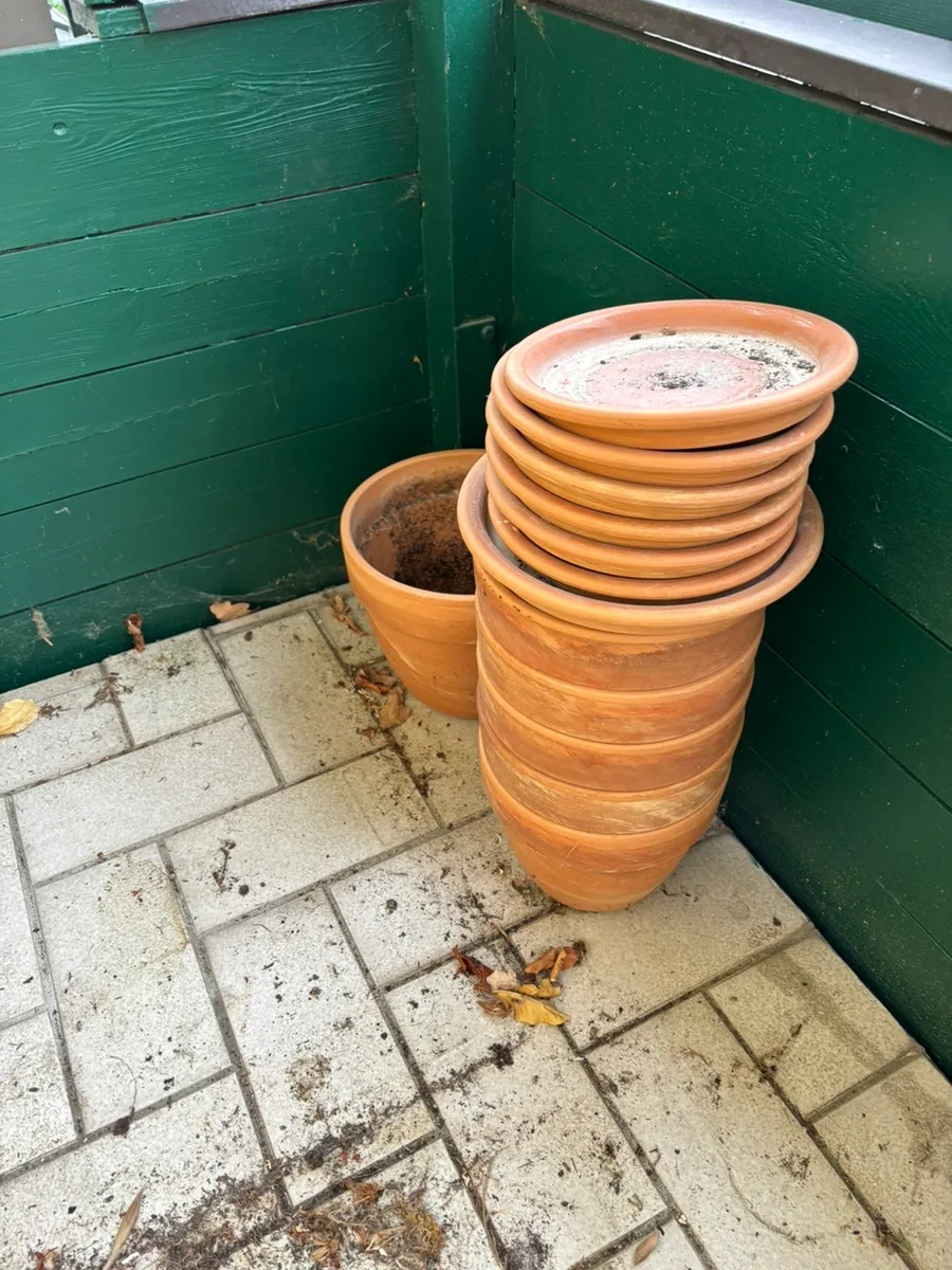 Tontöpfe mit Untersetzer zu verschenken!, € 0,- (5081 Niederalm)