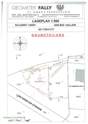 Grundstück kaufen in Hallein – 570 m², € 285.000 – Bild 4 von 5