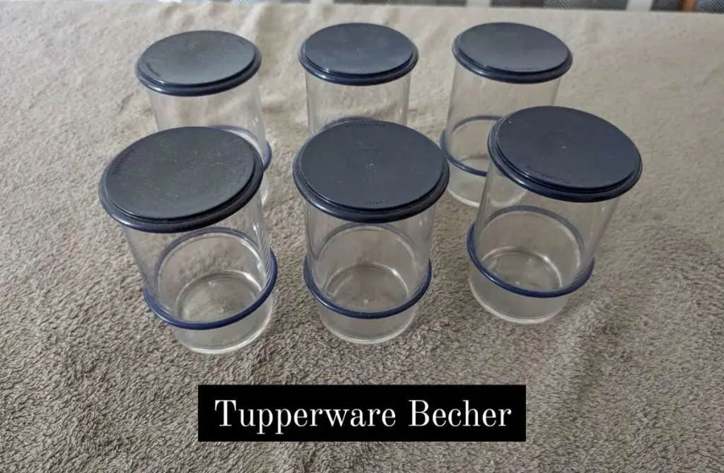 Tupperware Becher mit Deckel, € 10,- (4143 Neustift im Mühlkreis)