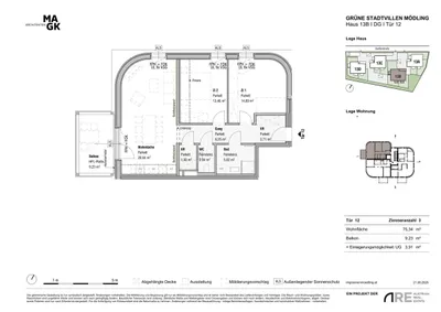 3-Zimmer-Wohnung kaufen in Mödling – 75,34 m², € 607.000 – Bild 6 von 6