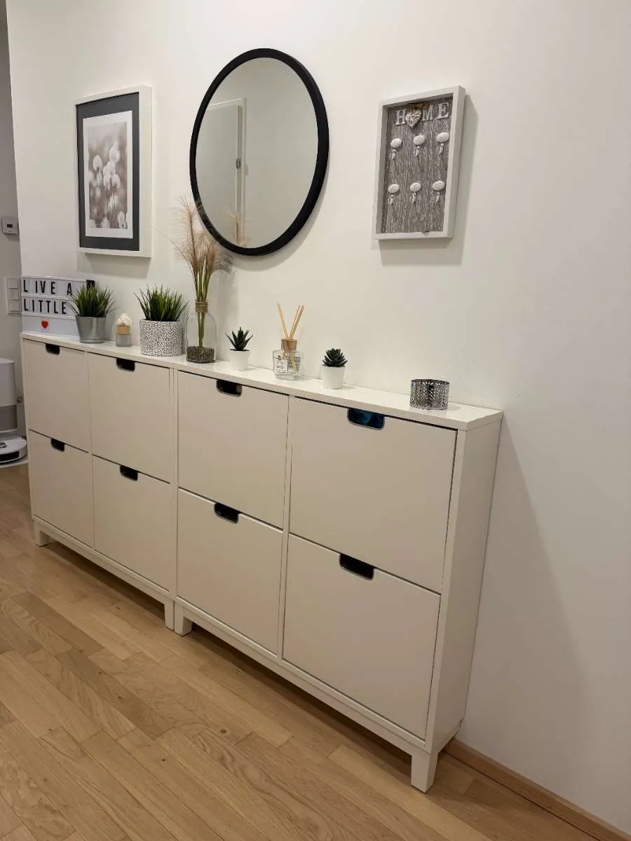 2x IKEA STÄLL Schuhschrank weiß - viel Stauraum, € 110,- (1200 Wien)