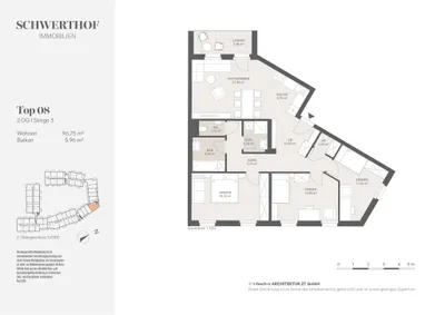 4-Zimmer-Wohnung mieten in Bruck an der Leitha – 96,75 m², € 1.549 – Bild 8 von 8