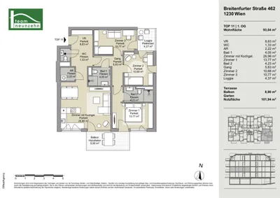 Immobilie kaufen in Wien – 88,67 m², € 559.360 – Bild 26 von 26