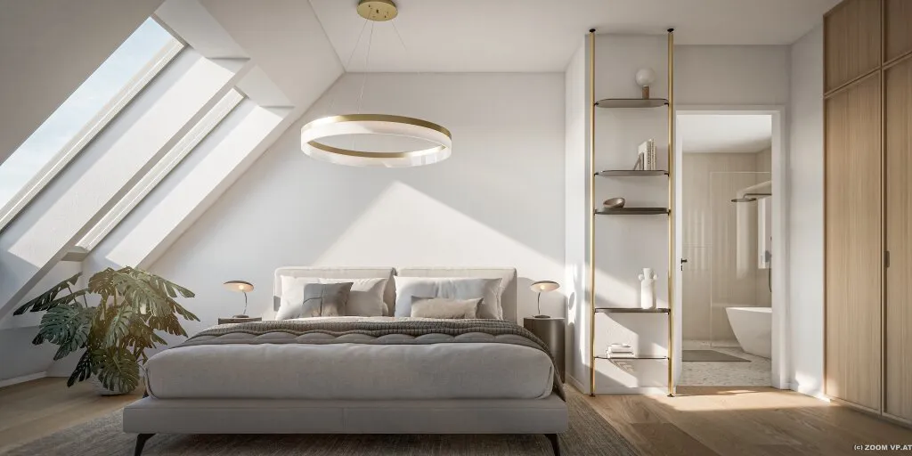 3-Zimmer Erstbezug mit 14 m² Loggia und 39 m² Dachterrasse, direkt am Naschmarkt – pohled 2