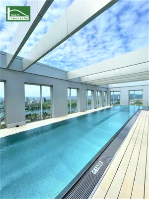 Jetzt schnell sichern: Exklusive 2-Zimmer-Wohnung mit Loggia und Pool im VIENNA TWENTY TWO