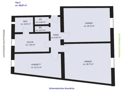 3-Zimmer-Gewerbeimmobilie kaufen in Wien – 69,87 m², € 299.000 – Bild 15 von 15