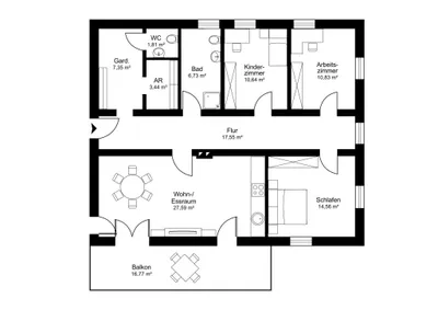 4-Zimmer-Wohnung kaufen in Salzburg Stadt – 100 m², € 469.000 – Bild 12 von 12