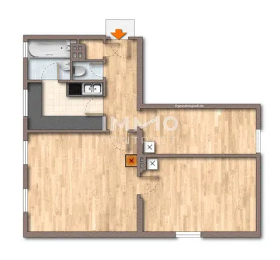 3-Zimmer-Wohnung mieten in Mödling – 66 m², € 890 – Bild 8 von 8