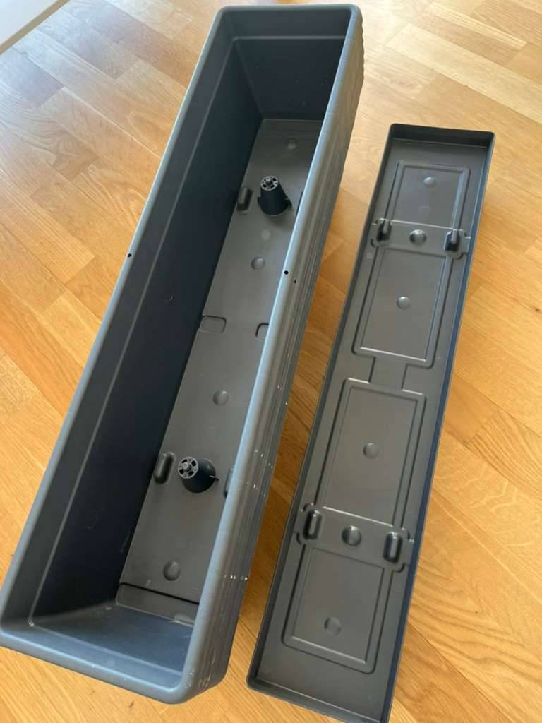 Blumenkasten Geli Toscana Kunststoff mit Untersetzer,  6,50 (4565  Lauterbach) - willhaben