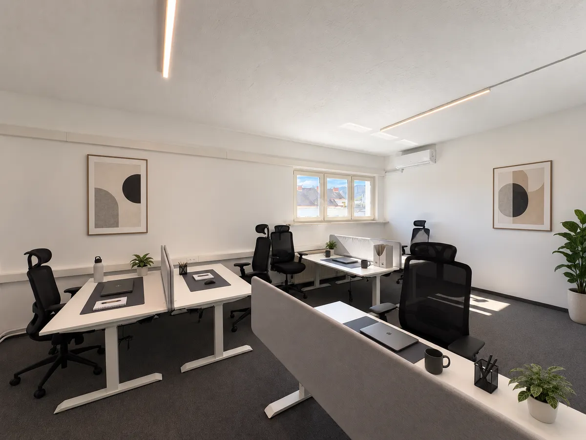 NEU: 5 Personen Büro - vollserviciert, möbiliert & 24/7 zugänglich - Ansicht 2