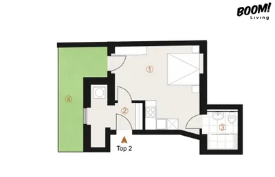 1-Zimmer-Wohnung kaufen in Wien – 30 m², € 197.000 – Bild 6 von 6