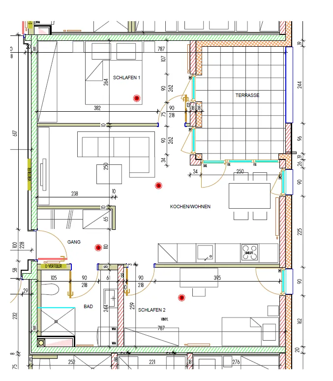 Schöne 3-Zi-Terrassenwohnung in Lauterach zu vermieten! H9, Top 17 (W54) - Ansicht 2