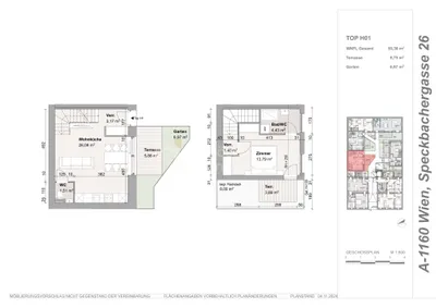 2-Zimmer-Haus kaufen in Wien – 50,38 m², € 349.000 – Bild 21 von 21
