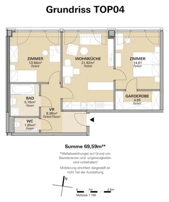 3-Zimmer-Wohnung kaufen in Wien – 69,59 m², € 415.000 – Bild 12 von 12